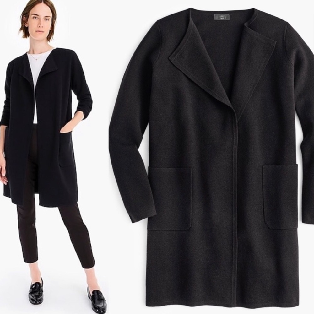 J. Crew Juliette Collarless Blazer Jacket